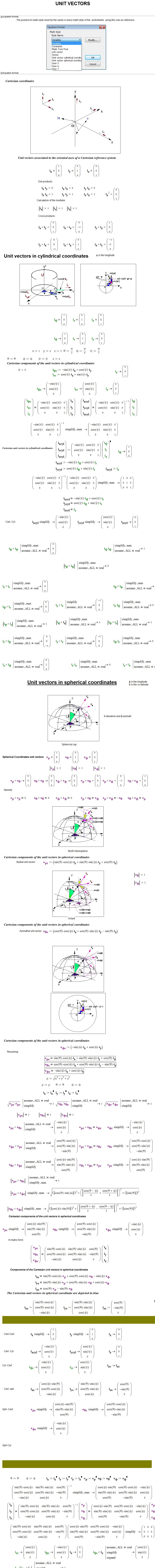Unit Vectors &amp; Vector calculus.jpg